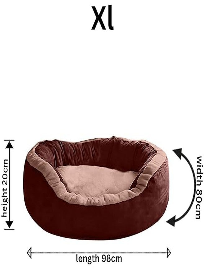DRILLY Grade A++ Fur XL Dog Bed for Extra Large Dogs Washable-Orthopedic Big Dog Beds | Big Breed | | Giant Human Dog Bed** (XL) - Image 4
